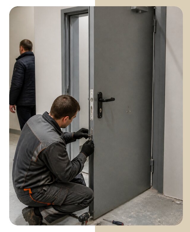 Ремонт противопожарной двери в Луховицах по цене 6724 р. | ДвериЛегко-Лхв